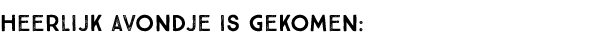 Heerlijk avondje