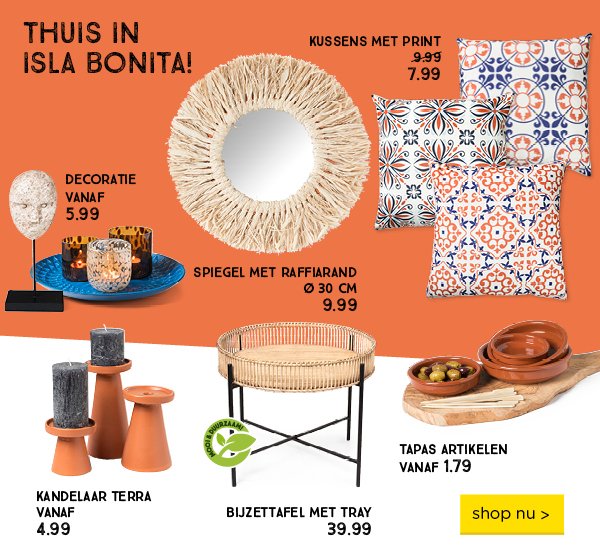 Thuis in Isla Bonita | shop nu