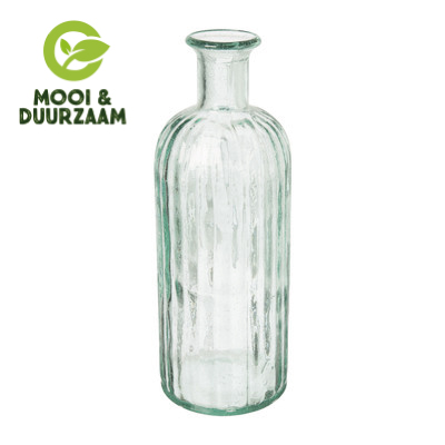 Flesvaas gerecycled - 12x35 cm*