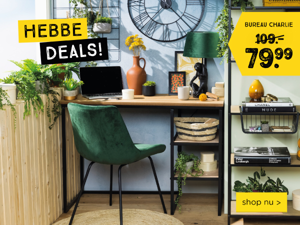Bureau Charlie van 109,- voor 79,99 | shop nu