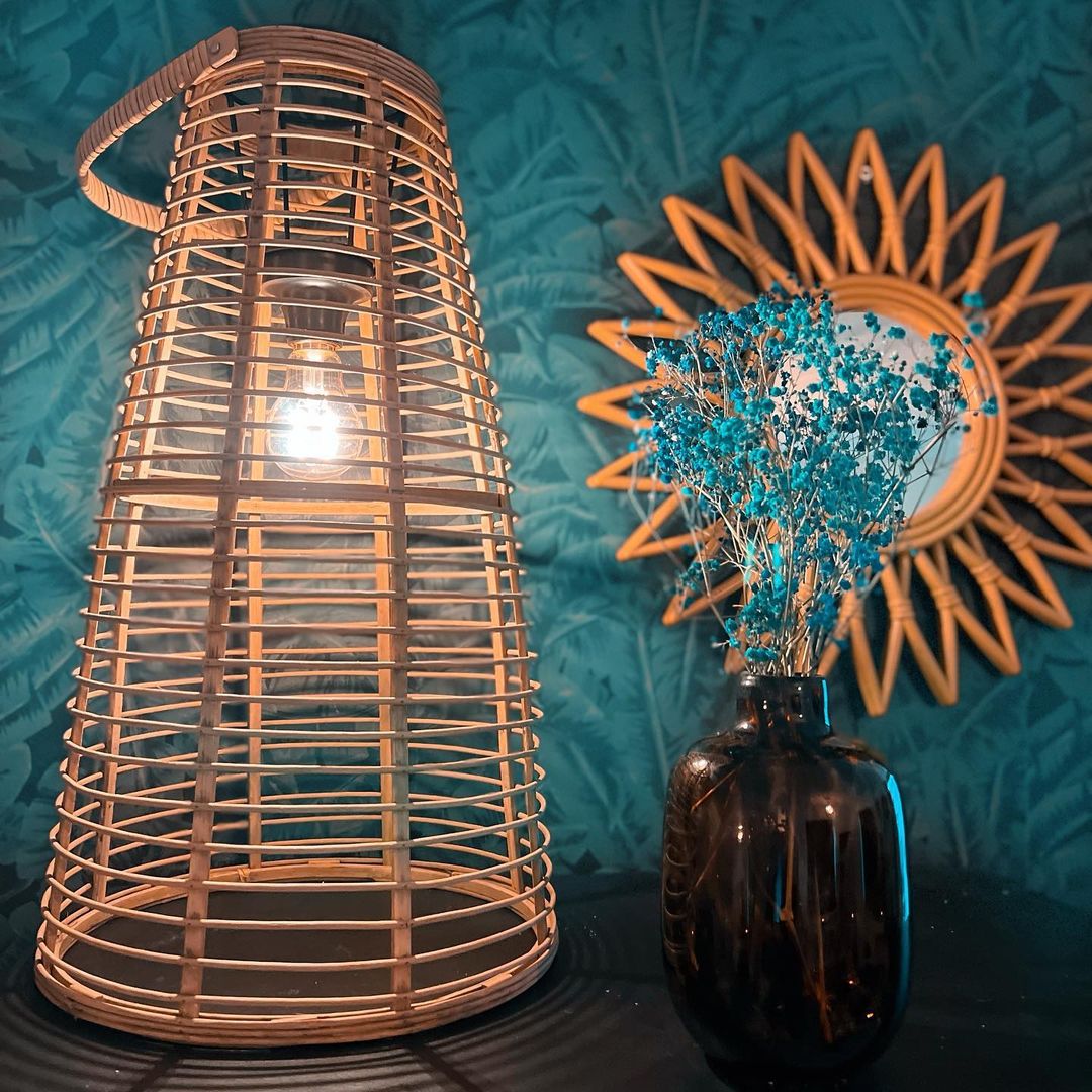 Bamboe lamp