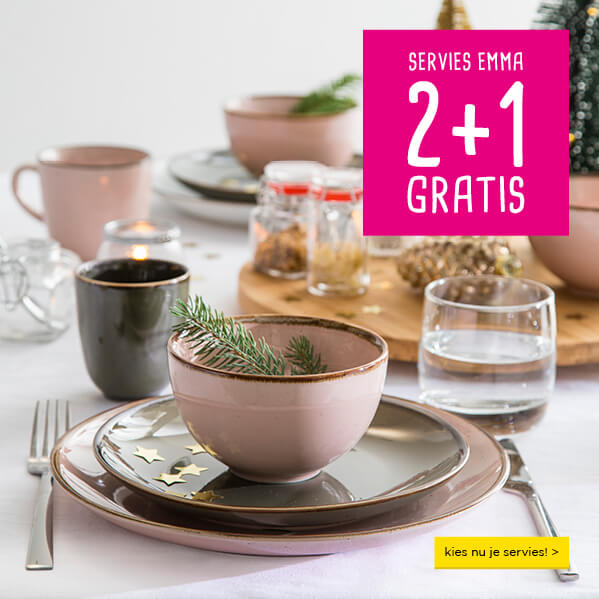 Servies Emma | 2 + 1 gratis | kies nu je servies >