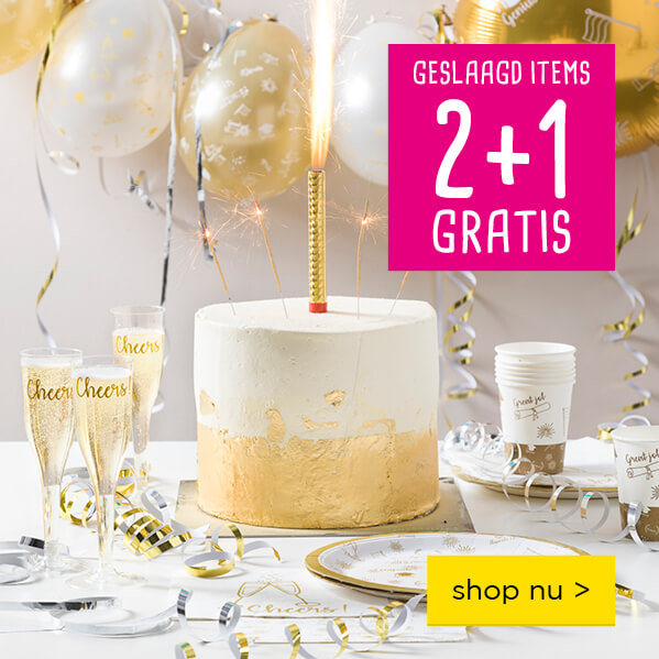 Geslaagd items 2+1 gratis | shop nu >