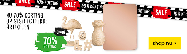 Nu 70% korting op geselecteerde artikelen | 70% korting | OP=OP | shop nu >