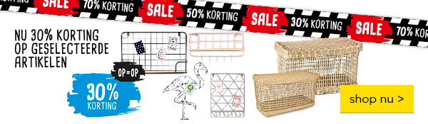 Nu 30% korting op geselecteerde artikelen | 30% korting | OP=OP | shop nu >