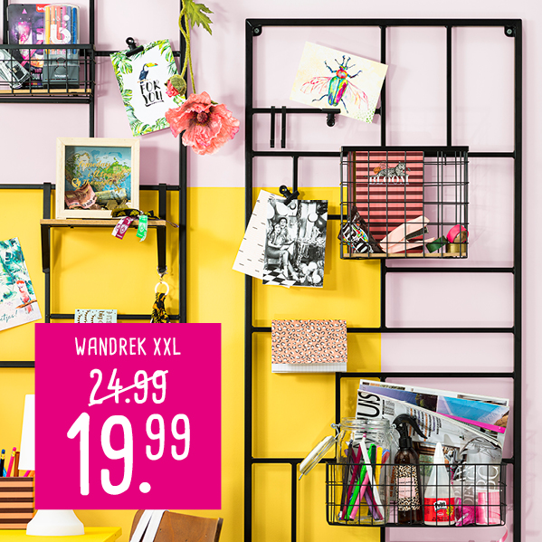 Wandrek XXL van 24.99 voor 19.99