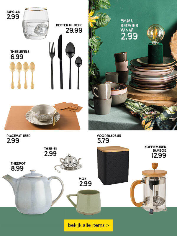bekijk alle items >
