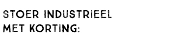 Stoer industrieel met korting: