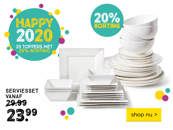SERVIESSET | 20% KORTING | Vanaf 29.99 voor 23.99 | shop nu >