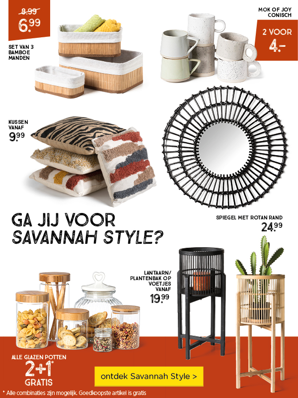 GA JIJ VOOR SAVANNAH STYLE? | ontdek Savannah Style >