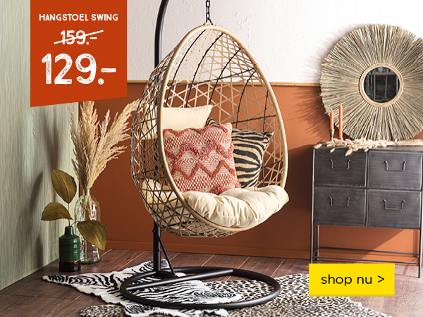 HANGSTOEL SWING VAN 159.- VOOR 129.- | shop nu >