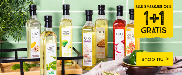 ALLE SMAAKJES OLIE | 1+1 GRATIS | shop nu >