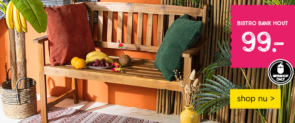 BISTRO BANK HOUT NU VOOR 99.- | shop nu >