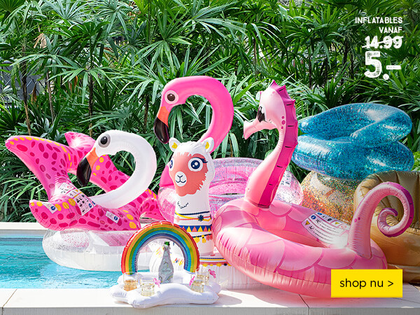 INFLATABLES VANAF 14.99 VOOR 5.- | shop nu >