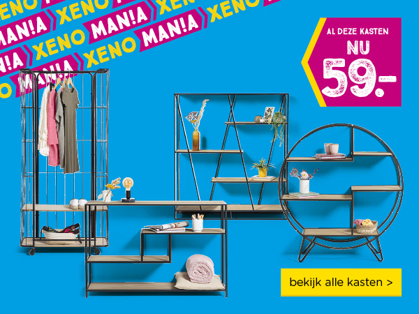 AL DEZE KASTEN NU 59.- | bekijk alle kasten >