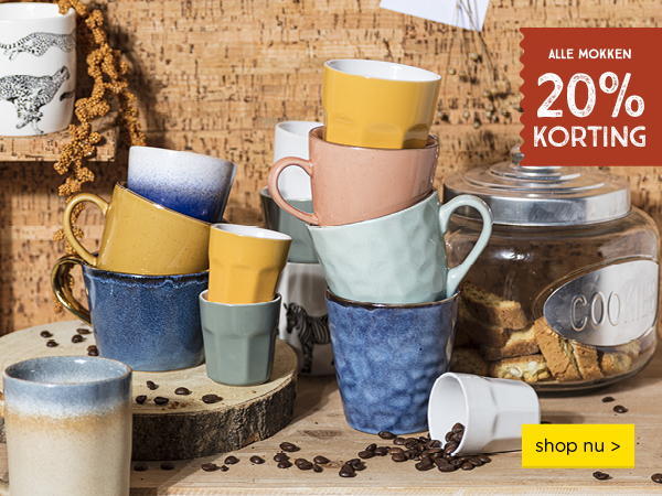 Alle mokken | 20% korting | shop nu >