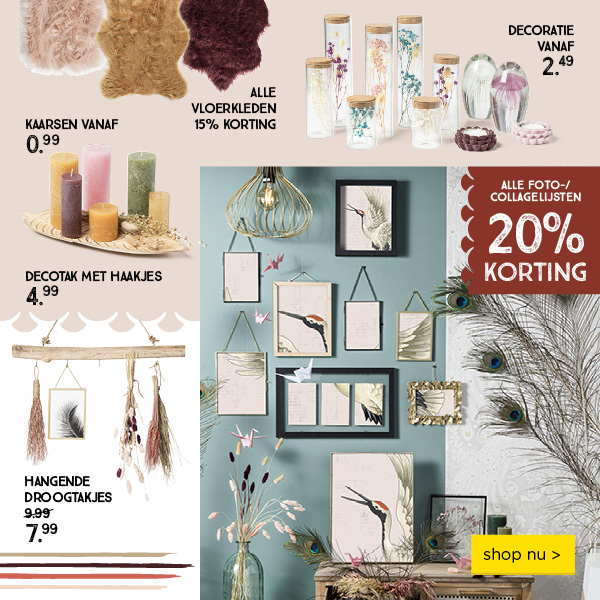 Alle foto-/collagelijsten | 20% korting | shop nu >