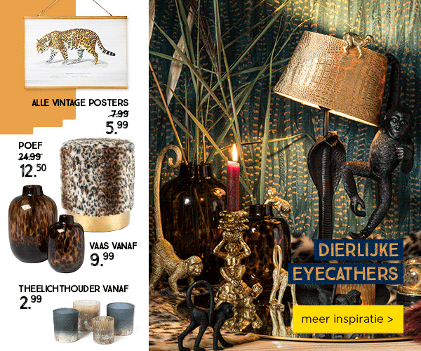 DIERLIJKE EYECATCHERS | meer inspiratie >