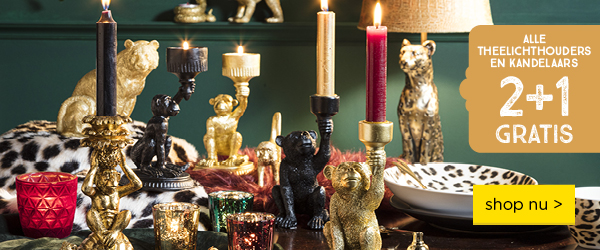 ALLE THEELICHTHOUDERS EN KANDELAARS 2+1 GRATIS | shop nu >