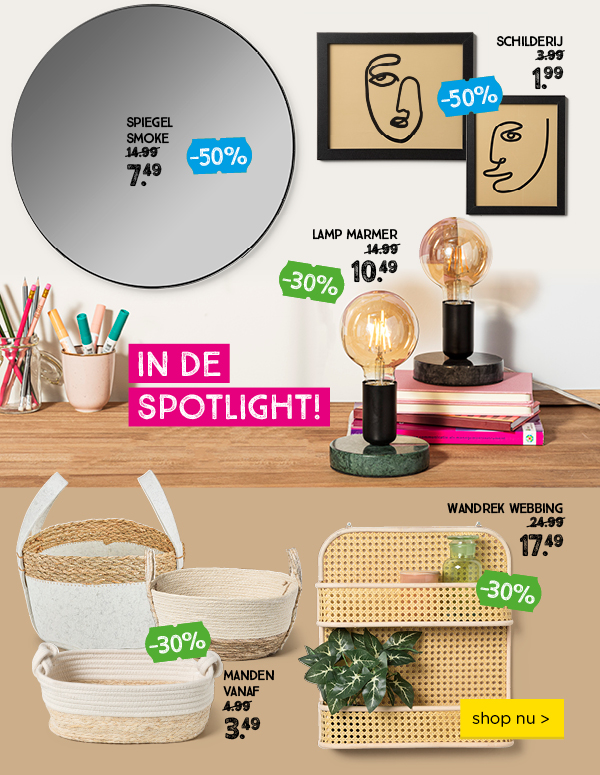 IN DE SPOTLIGHT! | shop nu >