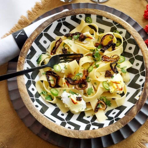 Italiaanse tagliatelle