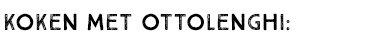 KOKEN MET OTTOLENGHI: