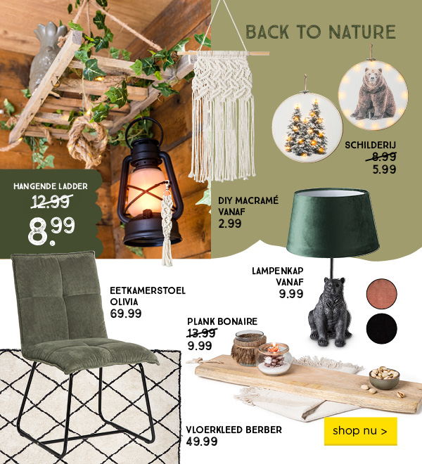 BACK TO NATURE | shop nu