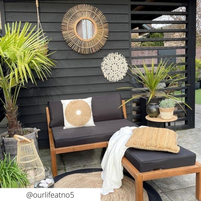 50% korting op loungebank & hocker Acacia!