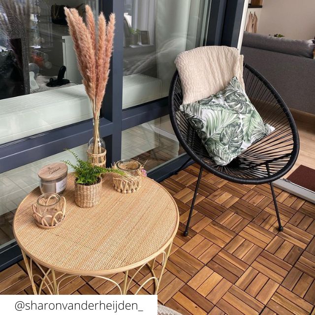 Rotan salontafel: van €49,99 voor maar €34,99!