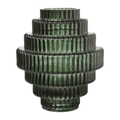 Vaas etages - groen - ø15x18 cm Vaas etages - groen - ø15x18 cm