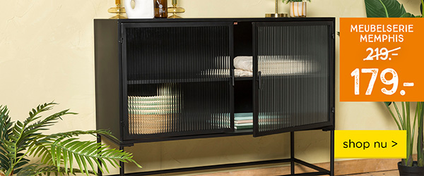Meubelserie Memphis van 219,- voor 179,-